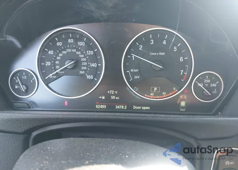 2015 BMW 320I z USA, uszkodzony, nr VIN WBA3B1G56FNT07177